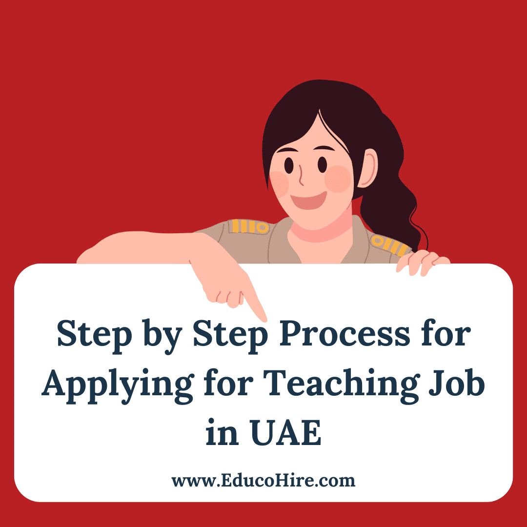 Step by Step Process for Applying for Teaching Job in UAE